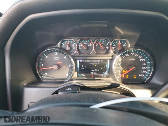 2017 Chevrolet Silverado 1500 LTZ with VIN 1GCVKSEC5HZ122018, listed as a Copart auction lot 83535064 with 116,716 mi miles and Salvage Title. Bid and sale history available at carsss.com. Image 9.