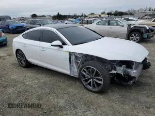 2023 Audi A5 Sportback S line Premium z VIN WAUDACF57PA040676, wystawiony jako Copart lot #47585115 z przebiegiem 35 424 mil mil oraz Szkoda całkowita • Salvage title. Historia ofert i sprzedaży dostępna na DreamBid. Obrazek 4.