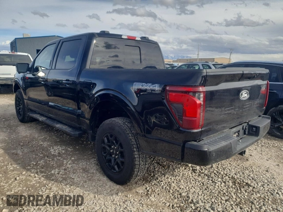 2024 Ford F-150 XLT with VIN 1FTFW3L89RKD35576, listed as a Copart auction lot 49867725 with 8,608 mi miles and Salvage Title. Bid and sale history available at DreamBid. Image 2.