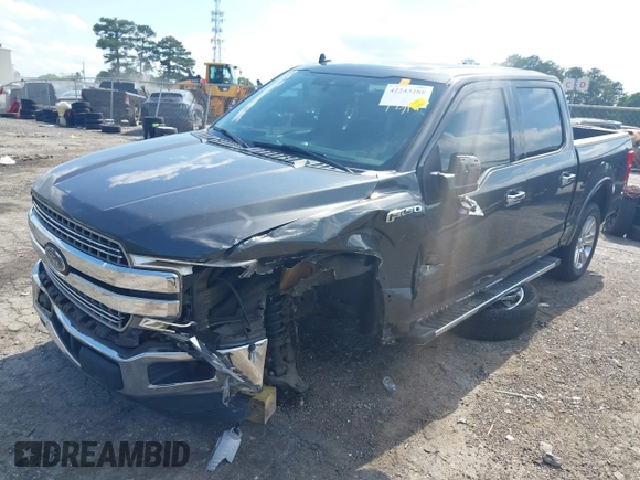 2019 Ford F-150 XL with VIN 1FTEW1C47KKF08272, listed as a IAAI auction lot 42243288 with 225,490 mi miles and . Bid and sale history available at DreamBid. Image 2.