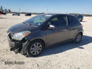 2012 Toyota Yaris L with VIN JTDJTUD3XCD529461, listed as a Copart auction lot 46808005 with 68,533 mi miles and Salvage Title. Bid and sale history available at carsss.com. Image 1.