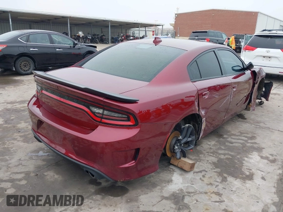 2021 Dodge Charger R/T with VIN 2C3CDXCT6MH503991, listed as a IAAI auction lot 41502836 with 107,369 mi miles and . Bid and sale history available at DreamBid. Image 4.