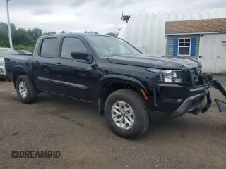 2024 Nissan Frontier SV with VIN 1N6ED1EK7RN614857, listed as a Copart auction lot 59234425 with 23,188 mi miles and Salvage title. Bid and sale history available at DreamBid. Image 4.