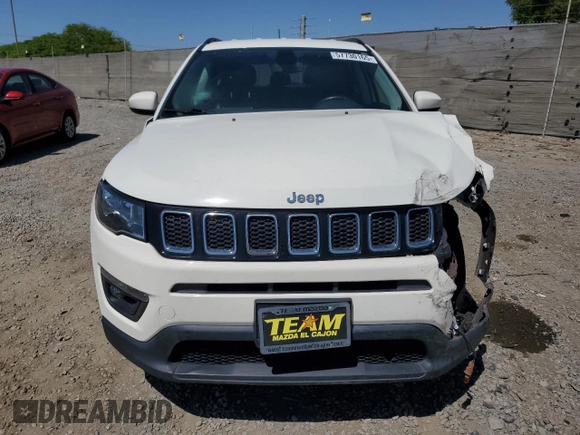 2020 Jeep Compass Latitude z VIN 3C4NJCBB2LT162755, wystawiony jako Copart lot #57730165 z przebiegiem 51 153 mil mil oraz Szkoda całkowita • Salvage title. Historia ofert i sprzedaży dostępna na DreamBid. Obrazek 5.