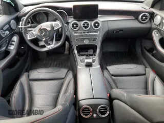2016 Mercedes-Benz C 450 AMG with VIN 55SWF6EB0GU128609, listed as a Copart auction lot 58571635 with Not provided miles and Salvage title. Bid and sale history available at DreamBid. Image 8.
