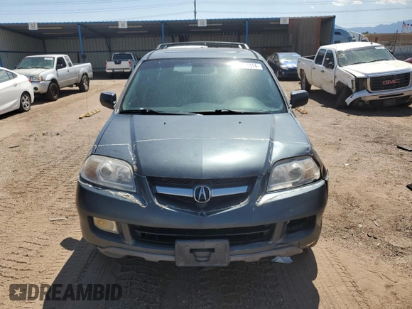 2005 Acura MDX Touring with VIN 2HNYD18605H545702, listed as a Copart auction lot 69531314 with 317,574 mi miles and Salvage Title. Bid and sale history available at carsss.com. Image 5.