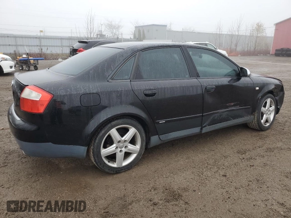 2003 Audi A4 1.8T with VIN WAULC68E93A306178, listed as a Copart auction lot 81489594 with 401,792 mi miles and Clean Title. Bid and sale history available at carsss.com. Image 3.