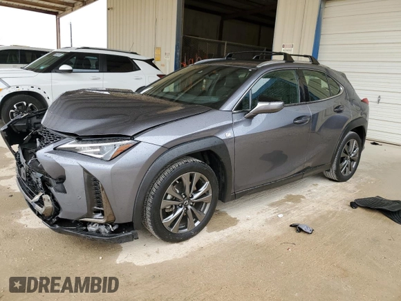 2019 Lexus UX with VIN JTHY3JBH4K2013715, listed as a Copart auction lot 68423002 with 20,011 mi miles. Bid and sale history available at carsss.com. Image 1.