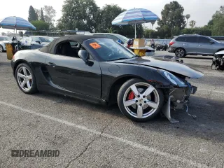 2014 Porsche Boxster S with VIN WP0CB2A86ES141352, listed as a Copart auction lot 58347315 with Not provided miles and Salvage title. Bid and sale history available at DreamBid. Image 4.