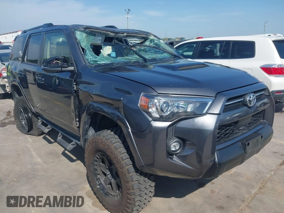 2021 Toyota 4Runner TRD Off Road Premium with VIN JTERU5JRXM5970786, listed as a IAAI auction lot 42249655 with 49,873 mi miles and . Bid and sale history available at DreamBid. Image 1.