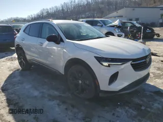 2021 Buick Envision Preferred with VIN LRBFZMR47MD183603, listed as a Copart auction lot 42350045 with Not Provided miles and Salvage Title. Bid and sale history available at carsss.com. Image 4.