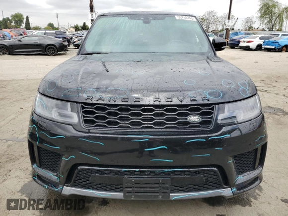 2022 Land Rover Range Rover Sport HSE Silver Edition with VIN SALWR2SU2NA222660, listed as a Copart auction lot 55740745 with 58,985 mi miles and Salvage title. Bid and sale history available at DreamBid. Image 5.