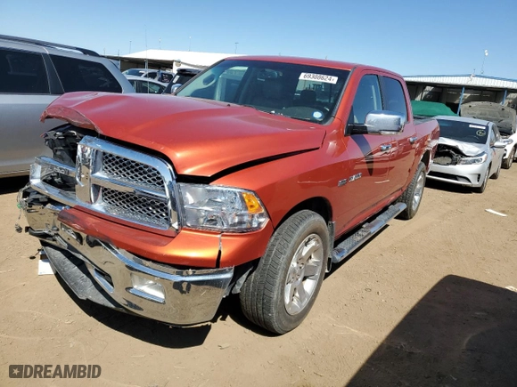 2009 Dodge Ram 1500 SLT with VIN 1D3HV13TX9S736341, listed as a Copart auction lot 69308624 with 178,118 mi miles and Salvage Title. Bid and sale history available at carsss.com. Image 1.