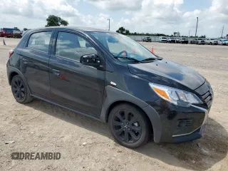 2024 Mitsubishi Mirage Black Edition with VIN ML32AWHJ8RH005115, listed as a Copart auction lot 61952585 with 30,764 mi miles and Clean title. Bid and sale history available at DreamBid. Image 4.