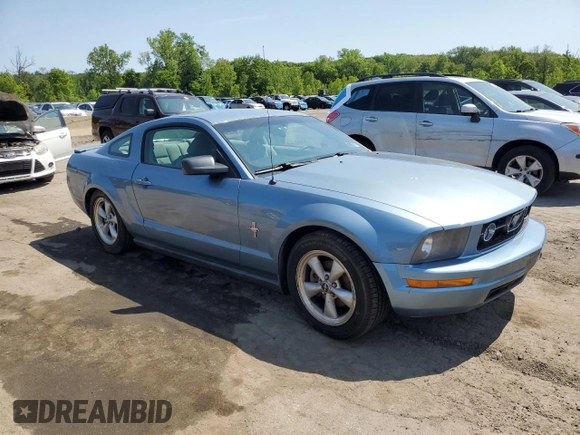2007 Ford Mustang Deluxe with VIN 1ZVHT80N275327594, listed as a Copart auction lot 58373975 with 123,031 mi miles and Salvage title. Bid and sale history available at DreamBid. Image 4.