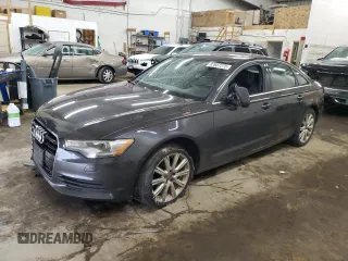 2013 Audi A6 2.0T Premium Plus with VIN WAUGFAFC1DN143565, listed as a Copart auction lot 87657275 with 126,737 mi miles and Salvage Title. Bid and sale history available at carsss.com. Image 1.