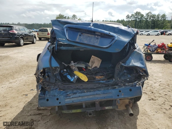 2006 Mitsubishi Lancer ES with VIN JA3AJ26E16U004851, listed as a Copart auction lot 70392304 with 145,052 mi miles and Salvage Title. Bid and sale history available at carsss.com. Image 6.