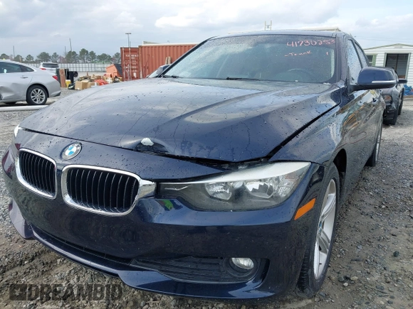 2015 BMW 3 Series 320i with VIN WBA3B1G53FNT07024, listed as a IAAI auction lot 41730253 with 66,684 mi miles. Bid and sale history available at carsss.com. Image 6.