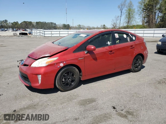 2013 Toyota Prius One with VIN JTDKN3DU0D0339064, listed as a Copart auction lot 50743865 with 211,602 mi miles and Salvage Title. Bid and sale history available at DreamBid. Image 1.