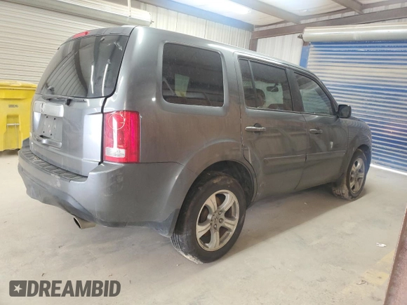 2013 Honda Pilot EX-L with VIN 5FNYF3H50DB027628, listed as a Copart auction lot 45904115 with 113,939 mi miles and Salvage Title. Bid and sale history available at DreamBid. Image 3.