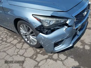2019 Infiniti Q50 Luxe with VIN JN1EV7AR6KM550475, listed as a IAAI auction lot 42059071 with 79,534 mi miles and . Bid and sale history available at DreamBid. Image 6.