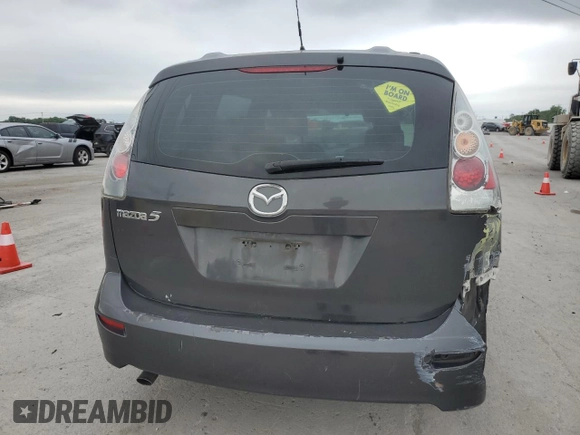 2006 Mazda 5 Touring with VIN JM1CR293860101825, listed as a Copart auction lot 62988265 with 197,786 mi miles and Salvage title. Bid and sale history available at DreamBid. Image 6.