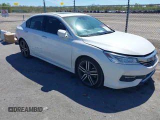 2016 Honda Accord Touring with VIN 1HGCR3F93GA024342, listed as a IAAI auction lot 41748591 with 95,253 mi miles and . Bid and sale history available at DreamBid. Image 1.