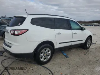 2016 Chevrolet Traverse LS z VIN 1GNKRFED0GJ203317, wystawiony jako Copart lot #52224485 z przebiegiem 144 729 mil mil oraz Czysty tytuł • Clean title. Historia ofert i sprzedaży dostępna na DreamBid. Obrazek 3.