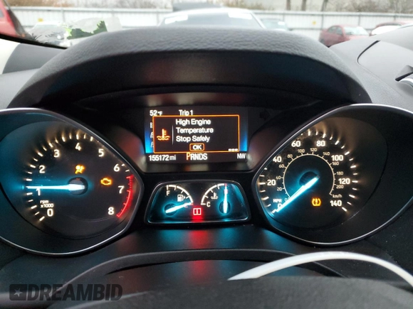 2018 Ford Escape SE with VIN 1FMCU9GDXJUB51190, listed as a Copart auction lot 82859604 with 155,172 mi miles and Clean Title. Bid and sale history available at carsss.com. Image 9.