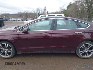 2017 Ford Fusion Titanium with VIN 3FA6P0K9XHR176802, listed as a IAAI auction lot 41953750 with 119,455 mi miles. Bid and sale history available at carsss.com. Image 14.