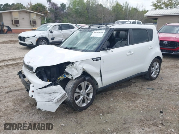 2016 Kia Soul + with VIN KNDJP3A59G7370859, listed as a IAAI auction lot 41941040 with 1 mi miles. Bid and sale history available at carsss.com. Image 2.