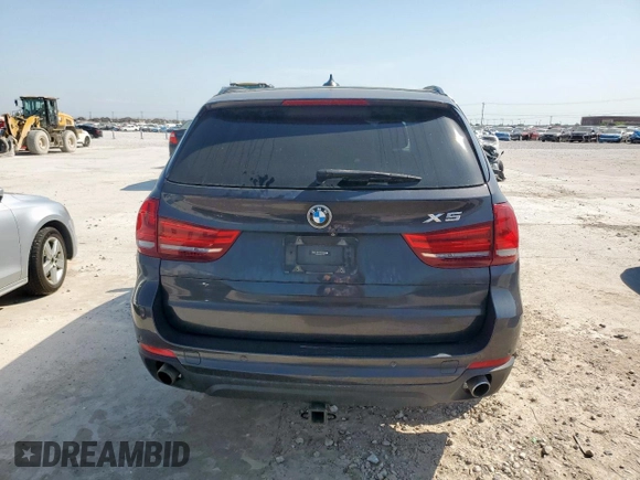 2016 BMW X5 sDrive35i with VIN 5UXKR2C56G0U16905, listed as a Copart auction lot 52826435 with 121,564 mi miles and Salvage Title. Bid and sale history available at carsss.com. Image 6.
