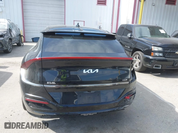 2023 Kia EV6 GT-Line with VIN KNDC44LA1P5115488, listed as a IAAI auction lot 41643754 with 26,494 mi miles. Bid and sale history available at carsss.com. Image 16.