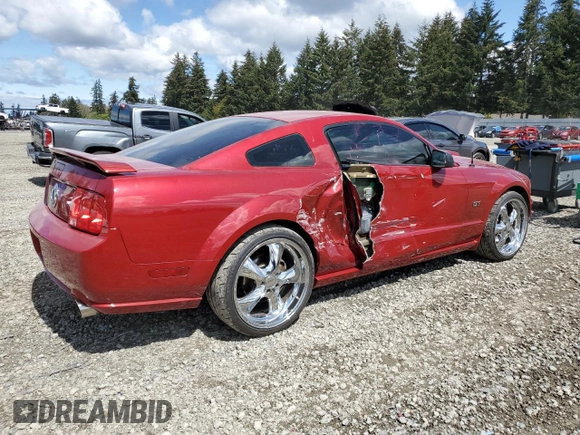 2008 Ford Mustang GT Deluxe с VIN 1ZVHT82H185189443, выставлен на аукционе Copart как лот 54793485 с пробегом 28 582 миль миль и Списание • Salvage title. История ставок и продаж доступна на DreamBid. Изображение 3.