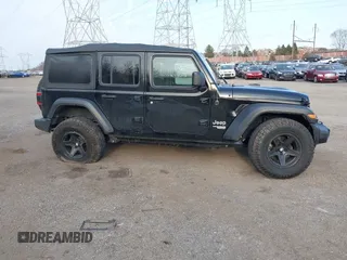 2020 Jeep Wrangler Unlimited Sport S with VIN 1C4HJXDG5LW189584, listed as a IAAI auction lot 41738928 with 75,948 mi miles and . Bid and sale history available at DreamBid. Image 14.