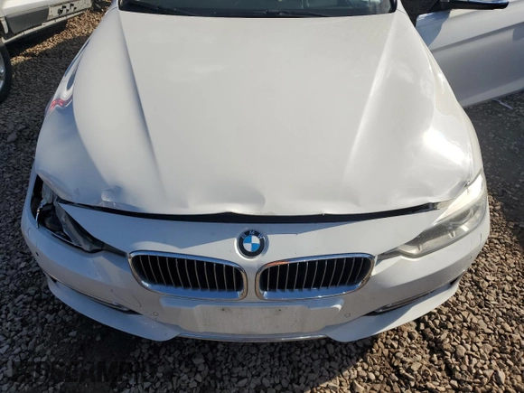 2012 BMW 3 Series 328i with VIN WBA3A5C55CF257491, listed as a Copart auction lot 51131705 with 187,130 mi miles and Salvage Title. Bid and sale history available at carsss.com. Image 11.