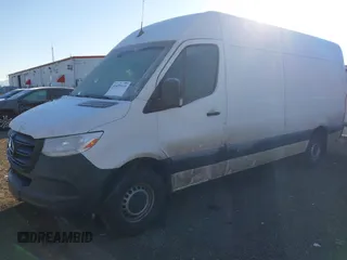 2020 Mercedes-Benz Sprinter Cargo with VIN W1W4ECHY0LP307649, listed as a IAAI auction lot 41430640 with Not Provided miles and . Bid and sale history available at carsss.com. Image 2.