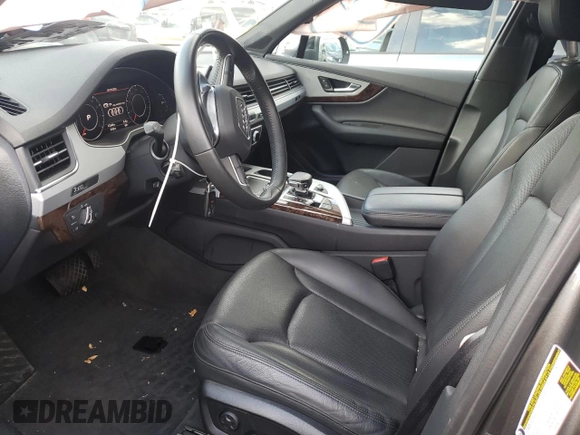 2019 Audi Q7 with VIN WA1LHBF72KD027499, listed as a Copart auction lot 72162433 with 13,244 mi miles and . Bid and sale history available at DreamBid. Image 7.