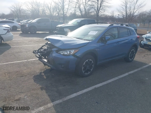 2023 Subaru Crosstrek Premium with VIN JF2GTAECXPH318882, listed as a IAAI auction lot 41624756 with 38,497 mi miles. Bid and sale history available at carsss.com. Image 17.
