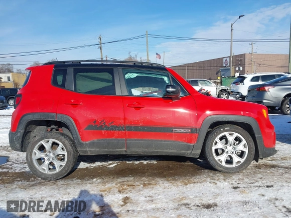 2023 Jeep Renegade Limited with VIN ZACNJDD11PPP35035, listed as a IAAI auction lot 41355944 with Not provided miles and . Bid and sale history available at DreamBid. Image 13.