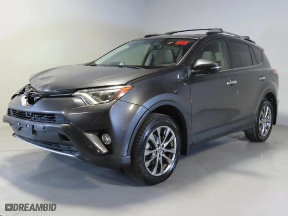 2017 Toyota RAV4 Limited with VIN JTMDFREV5HJ715015, listed as a Copart auction lot 48979115 with 42,307 mi miles and Salvage Title. Bid and sale history available at carsss.com. Image 2.