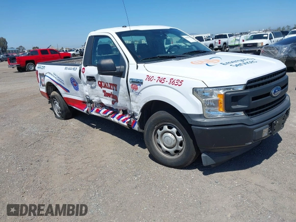 2019 Ford F-150 XL with VIN 1FTMF1CB3KKC86887, listed as a IAAI auction lot 42018920 with 88,479 mi miles. Bid and sale history available at carsss.com. Image 1.