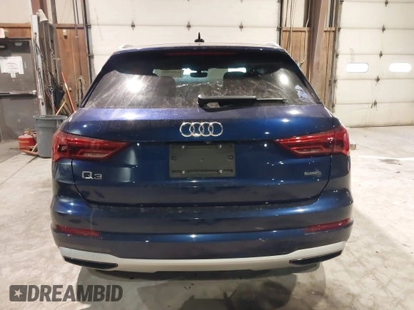 2022 Audi Q3 Premium with VIN WA1AUCF37N1031236, listed as a IAAI auction lot 41453286 with 27,427 mi miles. Bid and sale history available at carsss.com. Image 15.