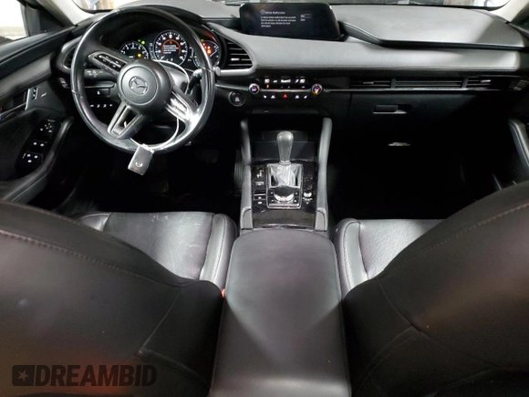 2019 Mazda 3 Premium with VIN 3MZBPAEM7KM102348, listed as a Copart auction lot 84587534 with 73,125 mi miles and Salvage Title. Bid and sale history available at DreamBid. Image 8.