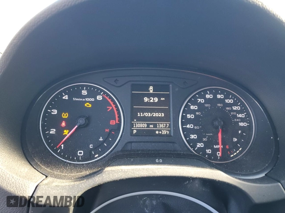 2015 Audi S3 2.0T Premium Plus with VIN WAUBFGFF5F1007859, listed as a Copart auction lot 74987603 with 130,809 mi miles. Bid and sale history available at carsss.com. Image 9.