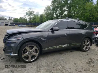 2022 Genesis GV80 с VIN KMUHCESC5NU100445, выставлен на аукционе Copart как лот 55877355 с пробегом 32 684 миль миль и Списание • Salvage title. История ставок и продаж доступна на DreamBid. Изображение 1.