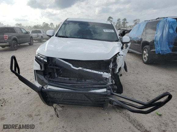 2022 Chevrolet Tahoe Commercial with VIN 1GNSCLED9NR301647, listed as a Copart auction lot 81709524 with 42,407 mi miles and Salvage Title. Bid and sale history available at carsss.com. Image 5.