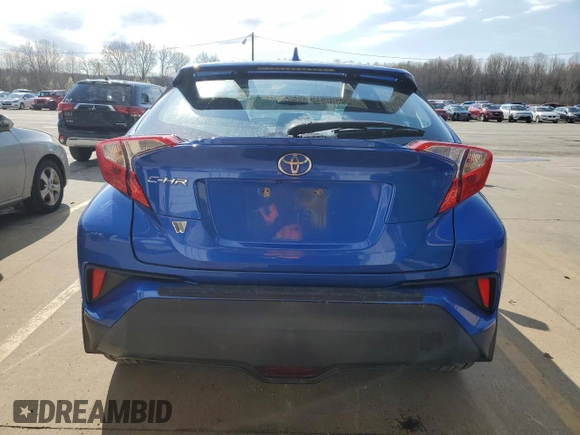 2018 Toyota C-HR XLE with VIN NMTKHMBX8JR037684, listed as a Copart auction lot 50486505 with 103,243 mi miles and Salvage Title. Bid and sale history available at DreamBid. Image 6.