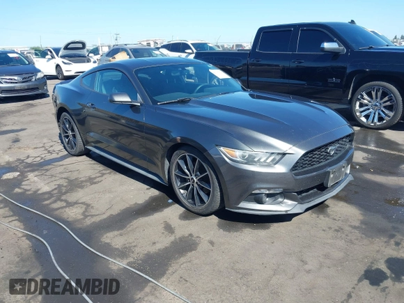 2016 Ford Mustang EcoBoost with VIN 1FA6P8TH9G5257358, listed as a IAAI auction lot 42315924 with Not provided miles and . Bid and sale history available at DreamBid. Image 1.
