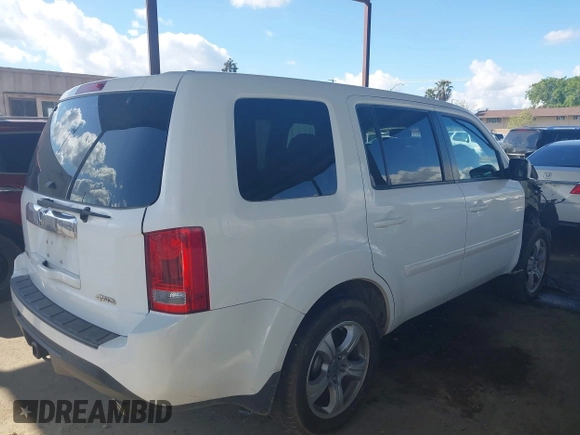2013 Honda Pilot EX-L with VIN 5FNYF4H75DB007169, listed as a IAAI auction lot 41923727 with 135,105 mi miles and . Bid and sale history available at DreamBid. Image 4.